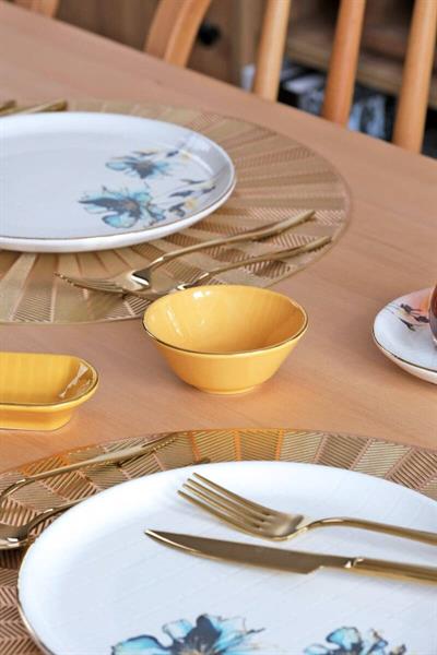 Glore Asya Blue Flower 32 Parça Kahvaltı Takımı