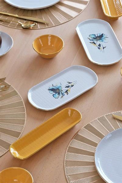 Glore Asya Blue Flower 32 Parça Kahvaltı Takımı