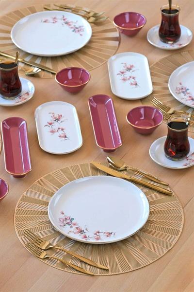 Glore Asya Spring 32 Parça Kahvaltı Takımı