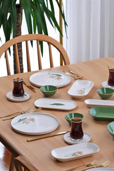 Glore İstanbul Steriliza 32 Parça Kahvaltı Takımı