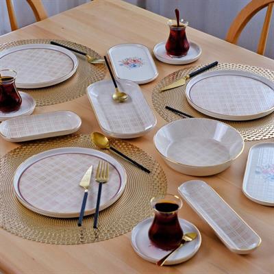 Glore Peta 32 Parça Kahvaltı Takımı