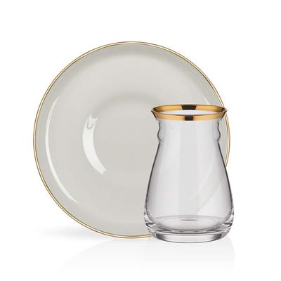 Glore Solid Krem 24 Parça Tea Time 