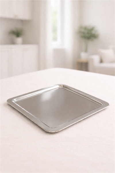 Gümüş Kahve Sunum Tepsisi