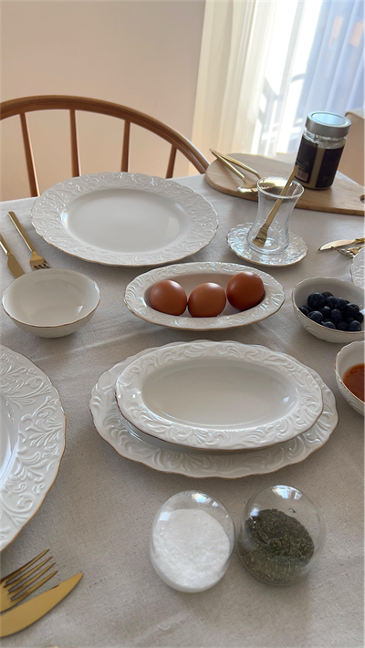 İpek Pera Lagos 28 Parça Porselen Kahvaltı Takımı