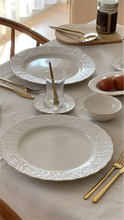 İpek Pera Lagos 28 Parça Porselen Kahvaltı Takımı