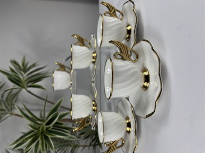 Jade Porselen Kahve Fincan Takımı