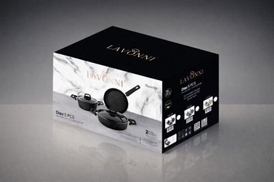 Lavonni 5  Parça Granit Tencere Seti