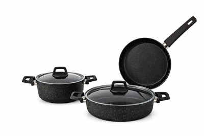 Lavonni 5  Parça Granit Tencere Seti