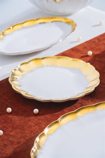 Marlene Gold 6 Kişilik 29 Parça Porselen Yemek Takımı