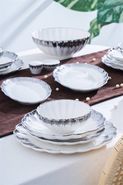 Marlene Silver 6 Kişilik 29 Parça Yemek Takımı