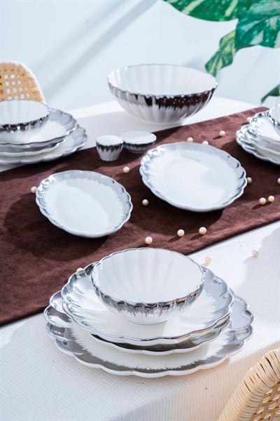 Marlene Silver 6 Kişilik 29 Parça Yemek Takımı