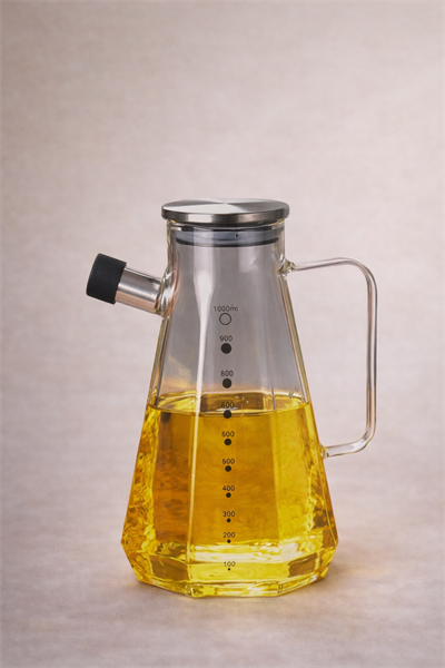 Mien Metal Kapaklı Cam Yağlık 1000 ml. 