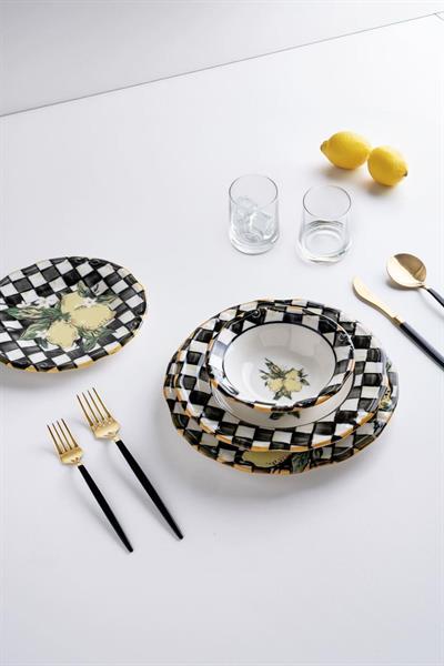 Miss Betty Linda Tiffany 24 Parça Porselen Yemek Takımı