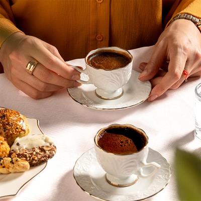 Nazenin Poselen Kahve Fincan Takımı