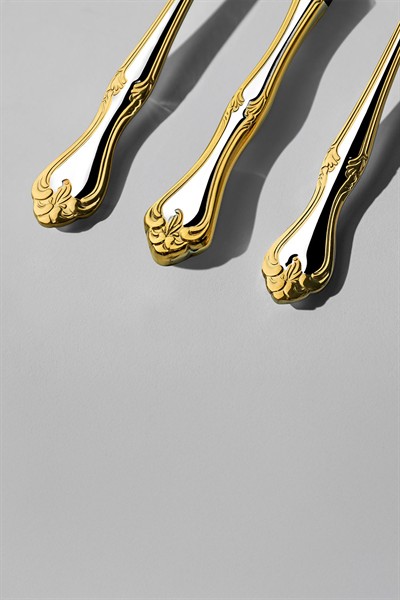 Nehir Lalezar Altın 89 Parça Çatal Kaşık Bıçak Takımı