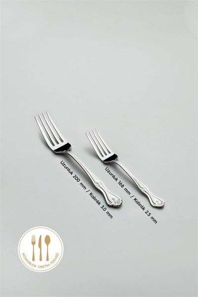 Nehir Lalezar Sade 84 Parça Çatal Kaşık Bıçak Seti