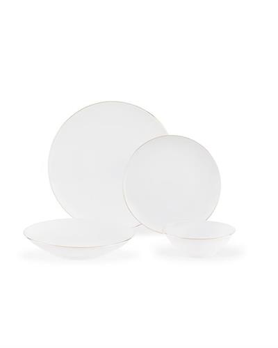 Nehir Gold 24 Parça Porselen Yemek Takımı