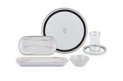 Neva Marble Plus 26 Parça Kahvaltı Takımı