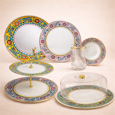 Ogowe 34 Parça Çay Seti