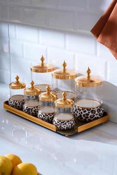 Ortigia 8 Parça Tepsili Baharat Seti 