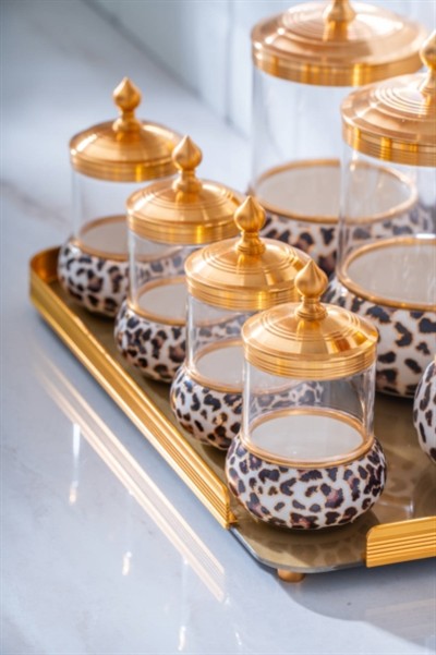 Ortigia 8 Parça Tepsili Baharat Seti 