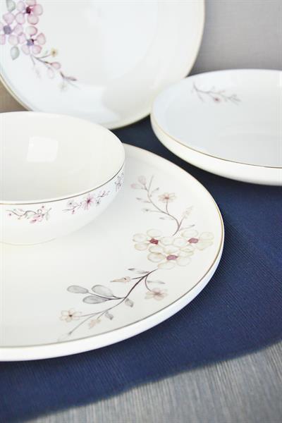 Paçi Clodia Gold Yaldızlı 24 Parça Porselen Yemek Takımı