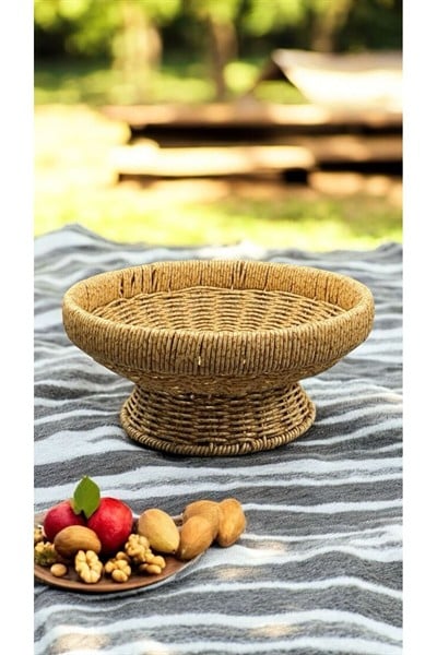 Paçi Hasır Ayaklı Meyvelik 25 Cm