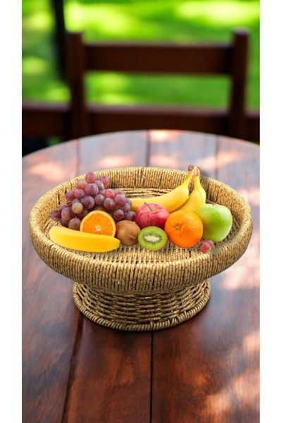 Paçi Hasır Ayaklı Meyvelik 25 Cm