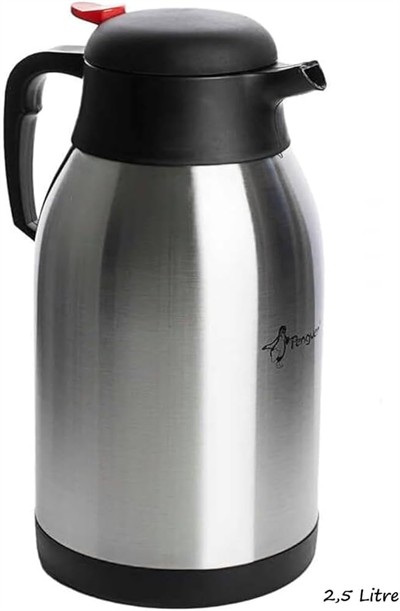 Penguen Png-1250P 2.5 Litre Çift Katlı Çelik Çay Termosu