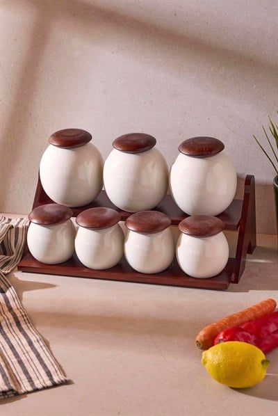 Perotti Roco Porselen 7li Baharatlık Seti