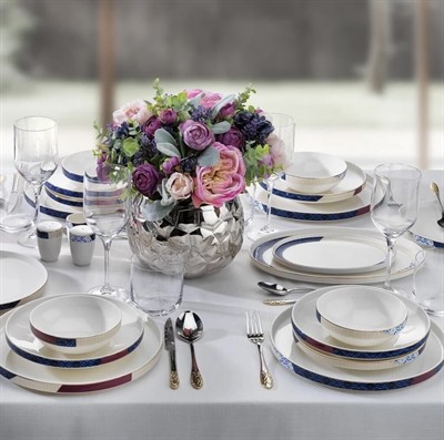 Schafer Adel 56 Parça Yemek Takımı