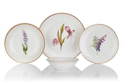 Schafer Azul 24 Parça Porselen Yemek Takımı