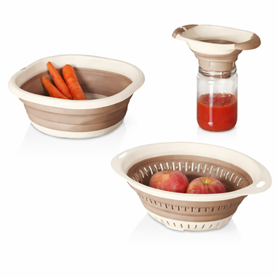 Vip Ahmet Kumsal Katlanır Mutfak Seti 3 Parça Pratik Kullanım İçin Tasarlandı