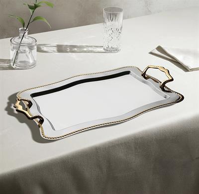 Zincir Gold Tepsi