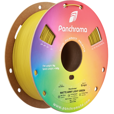 Panchroma PLA Filament Mat Askeri Açık Yeşil – 1 kg 1.75mm