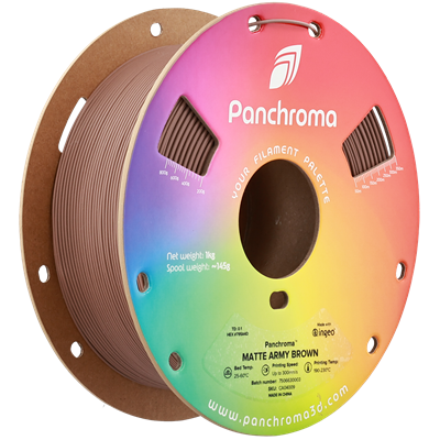 Panchroma PLA Filament Mat Askeri Kahverengi – 1 kg 1.75mm