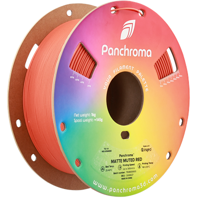 Panchroma PLA Filament Mat Yumuşak Kırmızı – 1 kg 1.75mm