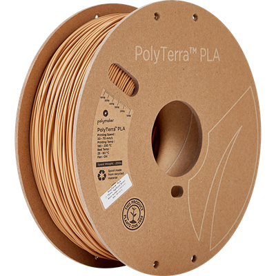 PolyTerra PLA Filament Ahşap Kahverengi - 1 kg 1.75mm