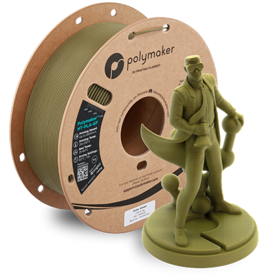 Polymaker HT-PLA-GF Filament Askeri Yeşil