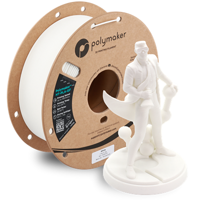 Polymaker HT-PLA-GF Filament Beyaz