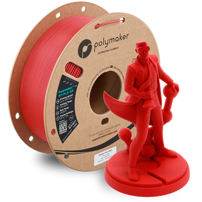 Polymaker HT-PLA-GF Filament Endüstriyel Kırmızı