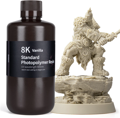 ELEGOO 8K Standart Fotopolimer Reçine Vanila 1 Kg