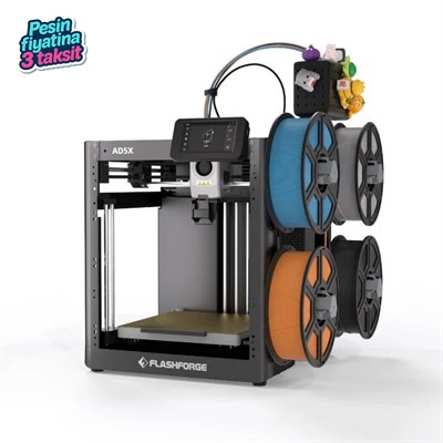 Flashforge Adventurer 5X 3D Yazıcı | Yüksek Hızlı 3D Printer - Stoktan Teslim