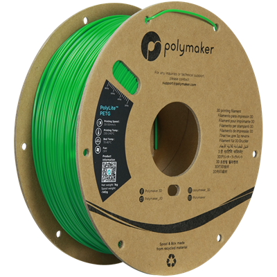 PolyLite PETG Filament Yeşil – 1 kg 1.75mm