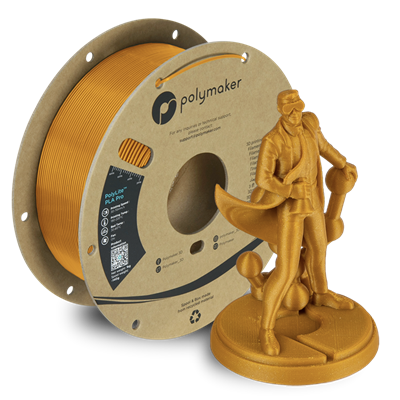 PolyLite PLA Pro Filament Altın - Dayanıklı ve Kolay Baskı