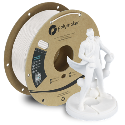 PolyLite PLA Pro Filament Beyaz - Dayanıklı ve Kolay Baskı