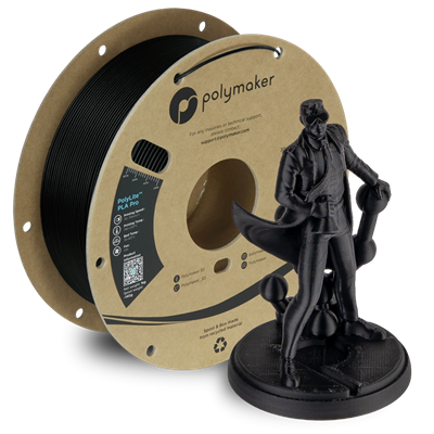 PolyLite PLA Pro Filament Siyah - Dayanıklı ve Kolay Baskı