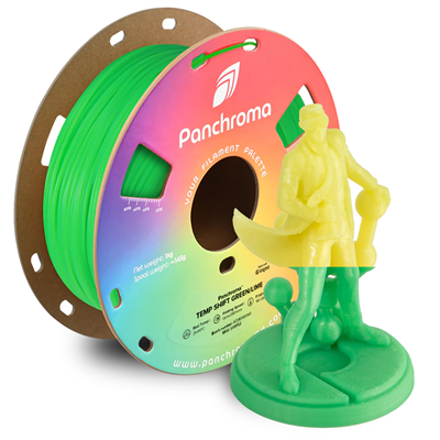 PolyLite PLA Sıcaklıkta Renk Değiştiren Filament (Yeşil - Lime)