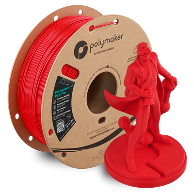 Polymaker PLA Pro Filament Kırmızı - 1kg 1.75mm