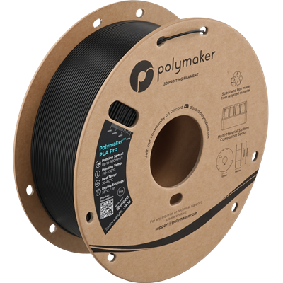 Polymaker PLA Pro Filament Siyah - 1kg 1.75mm